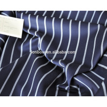 Abraham moon fashion stripe wool cotton blended fabric for blazer